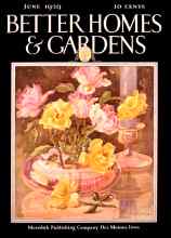 Better Homes & Gardens June 1929 Magazine Cover