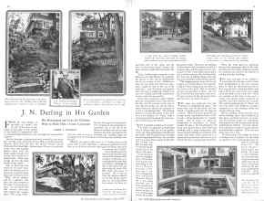 Better Homes & Gardens June 1929 Magazine Article: J. N. Darling in His Garden