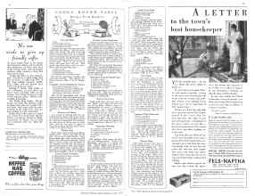 Better Homes & Gardens June 1929 Magazine Article: COOKS' ROUND TABLE