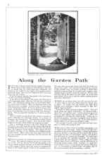 Better Homes & Gardens July 1929 Magazine Article: Along the Garden Path