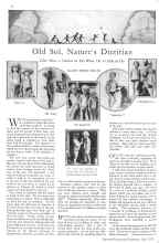 Better Homes & Gardens July 1929 Magazine Article: Old Sol, Nature's Dietitian