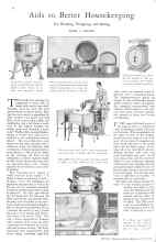 Better Homes & Gardens July 1929 Magazine Article: Aids to Better Housekeeping