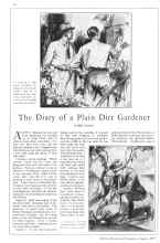 Better Homes & Gardens August 1929 Magazine Article: The Diary of a Plain Dirt Gardener