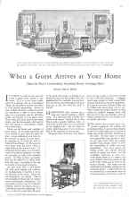 Better Homes & Gardens August 1929 Magazine Article: When a Guest Arrives at Your Home