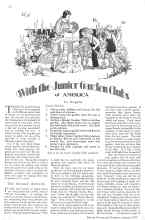 Better Homes & Gardens August 1929 Magazine Article: With the Junior Garden Clubs of AMERICA