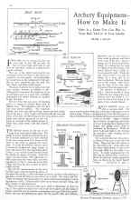 Better Homes & Gardens August 1929 Magazine Article: Archery Equipment--How to Make It