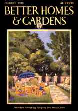 Better Homes & Gardens August 1929 Magazine Cover