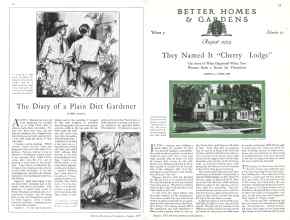 Better Homes & Gardens August 1929 Magazine Article: Page 10