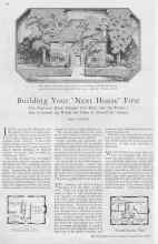 Better Homes & Gardens September 1929 Magazine Article: Building Your 