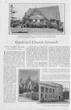 Better Homes & Gardens September 1929 Magazine Article: Gardened Church Grounds