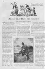 Better Homes & Gardens September 1929 Magazine Article: Books That Help the Teacher