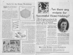 Better Homes & Gardens September 1929 Magazine Article: Page 110