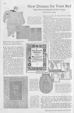 Better Homes & Gardens October 1929 Magazine Article: New Dresses for Your Bed