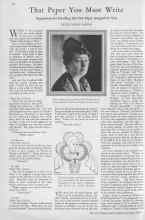 Better Homes & Gardens October 1929 Magazine Article: That Paper You Must Write