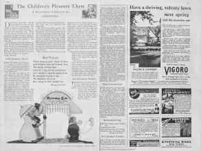 Better Homes & Gardens October 1929 Magazine Article: The Children's Pleasure Chest