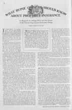 Better Homes & Gardens November 1929 Magazine Article: WHAT HOME OWNERS SHOULD KNOW ABOUT PROPERTY INSURANCE