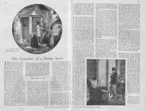 Better Homes & Gardens November 1929 Magazine Article: The Creation of a Home Scale