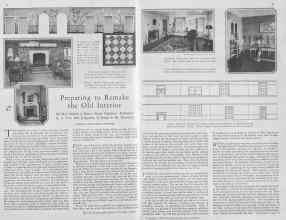 Better Homes & Gardens November 1929 Magazine Article: Preparing to Remake the Old Interior