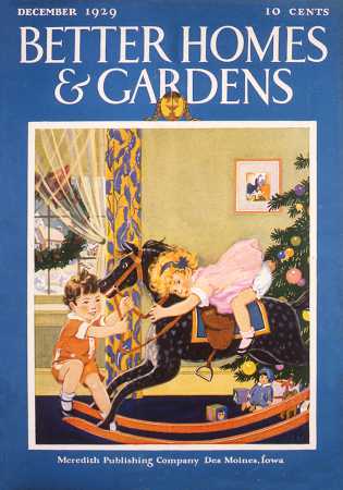 Better Homes & Gardens December 1929 Magazine Cover