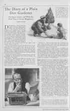 Better Homes & Gardens December 1929 Magazine Article: The Diary of a Plain Dirt Gardener