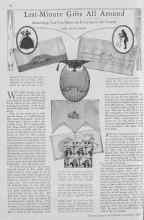 Better Homes & Gardens December 1929 Magazine Article: Last-Minute Gifts All Around