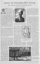 Better Homes & Gardens December 1929 Magazine Article: Books for Christmas-Gift Giving