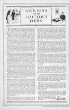 Better Homes & Gardens December 1929 Magazine Article: ACROSS THE EDITOR'S DESK