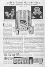 Better Homes & Gardens January 1930 Magazine Article: Aids to Better Housekeeping