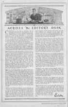 Better Homes & Gardens January 1930 Magazine Article: ACROSS The EDITOR'S DESK