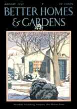 Better Homes & Gardens January 1930 Magazine Cover