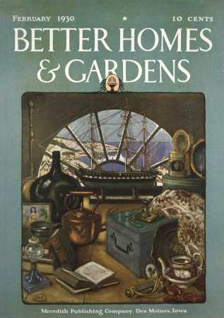 Better Homes & Gardens February 1930 Magazine Cover