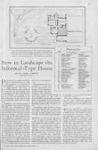 Better Homes & Gardens February 1930 Magazine Article: How to Landscape the Informal-Type House