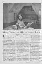 Better Homes & Gardens February 1930 Magazine Article: How Character Affects Home Buying