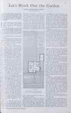 Better Homes & Gardens February 1930 Magazine Article: Let's Block Out the Garden