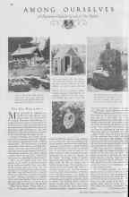 Better Homes & Gardens February 1930 Magazine Article: AMONG OURSELVES