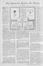 Better Homes & Gardens February 1930 Magazine Article: The Question Before the House