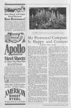 Better Homes & Gardens February 1930 Magazine Article: My Perennial Company Is Happy and Content