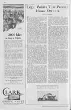 Better Homes & Gardens February 1930 Magazine Article: Legal Points That Protect Home Owners
