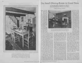 Better Homes & Gardens February 1930 Magazine Article: The Small Dining-Room in Good Taste