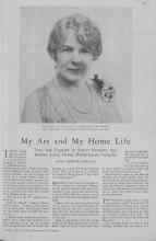 Better Homes & Gardens March 1930 Magazine Article: My Art and My Home Life