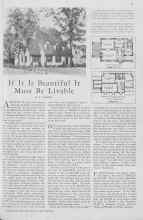 Better Homes & Gardens March 1930 Magazine Article: If It Is Beautiful It Must Be Livable