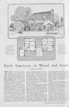 Better Homes & Gardens March 1930 Magazine Article: Early American in Wood and Stone