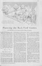 Better Homes & Gardens March 1930 Magazine Article: Planning the Back-Yard Garden