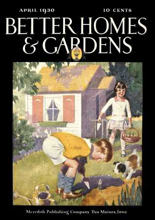 Better Homes & Gardens April 1930 Magazine Cover