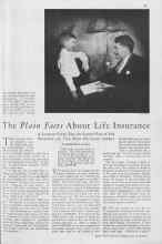 Better Homes & Gardens April 1930 Magazine Article: The Plain Facts About Life Insurance