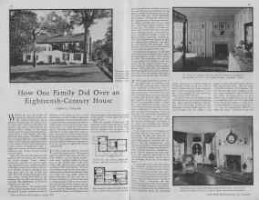 Better Homes & Gardens April 1930 Magazine Article: How One Family Did Over an Eighteenth-Century House