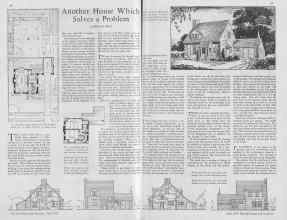 Better Homes & Gardens April 1930 Magazine Article: Another House Which Solves a Problem