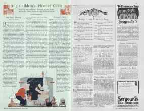 Better Homes & Gardens April 1930 Magazine Article: The Children's Pleasure Chest