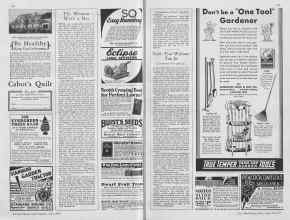 Better Homes & Gardens April 1930 Magazine Article: The Woman With a Hoe