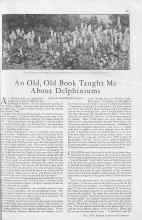 Better Homes & Gardens May 1930 Magazine Article: An Old, Old Book Taught Me About Delphiniums